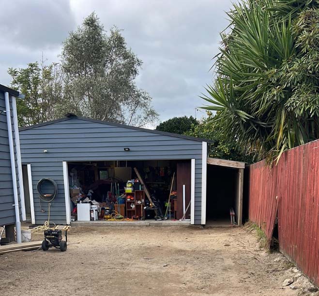 Open-plan living area created through house extension Hamilton NZ